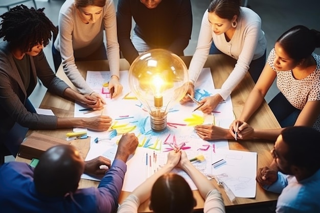 Professional business environment